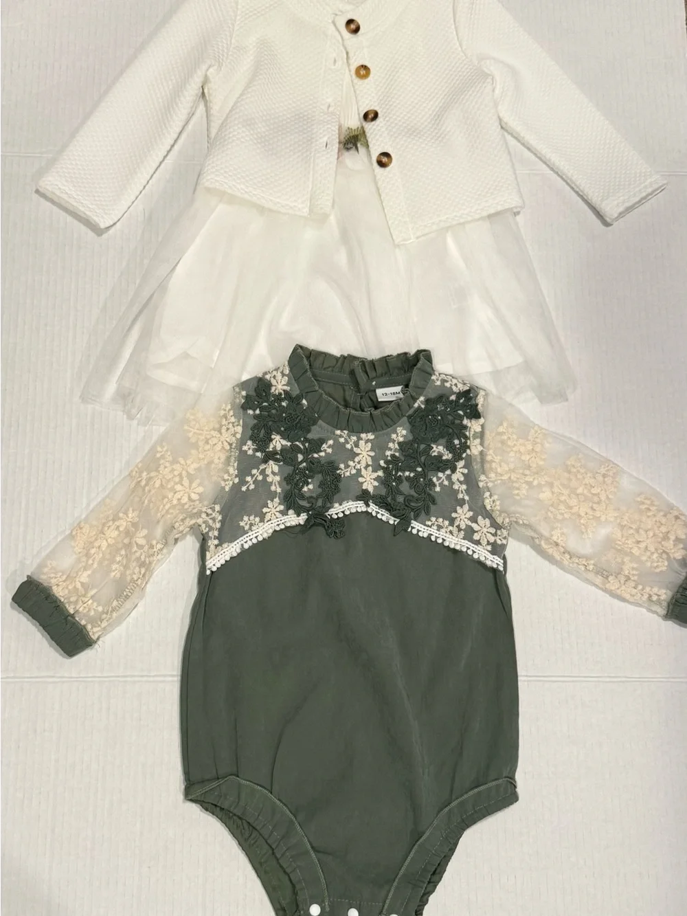 3-Piece Baby Girl Boutique Outfit Set | 12–18M